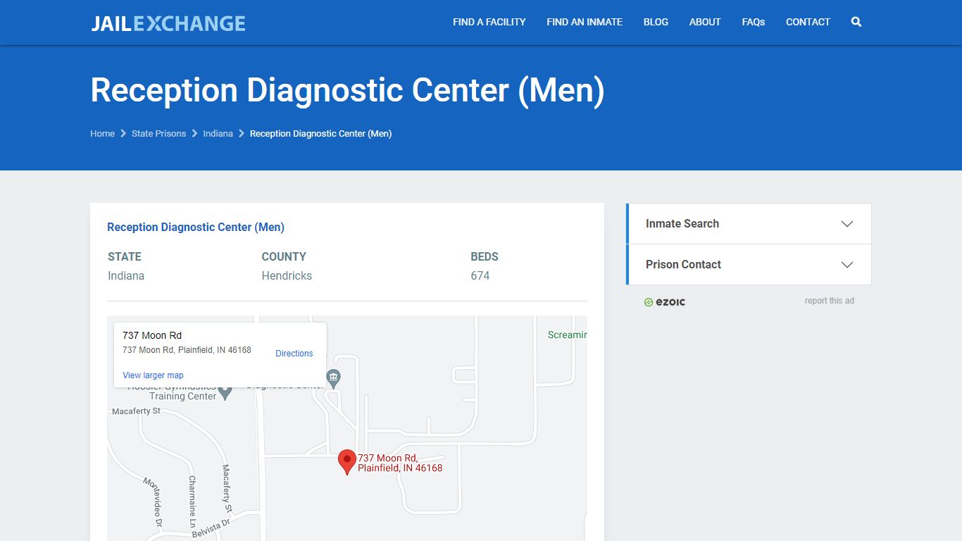Reception Diagnostic Center (Men) Prisoner Search ...